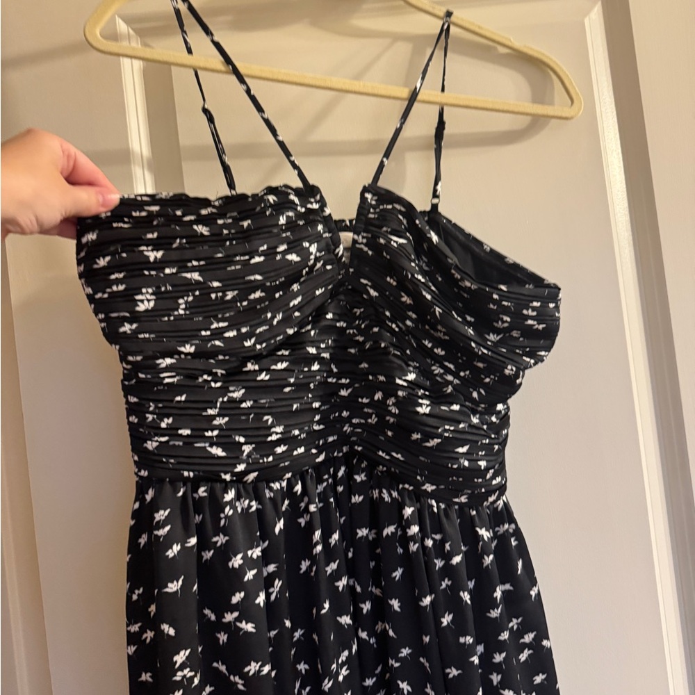 A New Day Black and White Summer Maxi Dress